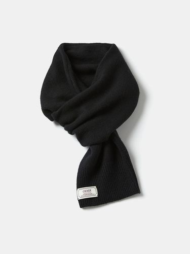 Hole Cashmere Wool Scarf_Black - ODER - Modalova