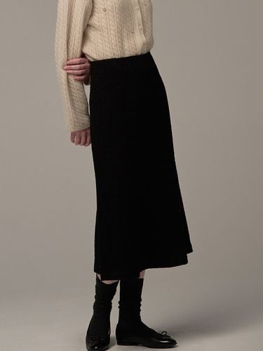 Boucle Bell Line Skirt - Black - BEMUSE MANSION - Modalova