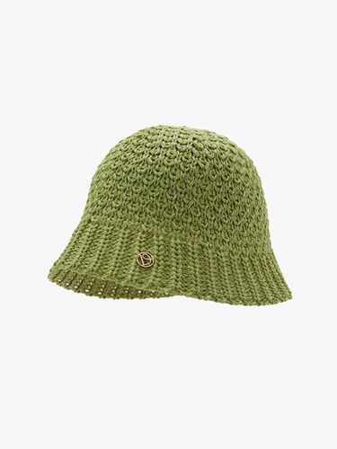 Paper Knit Bucket Hat_Green - ODER - Modalova