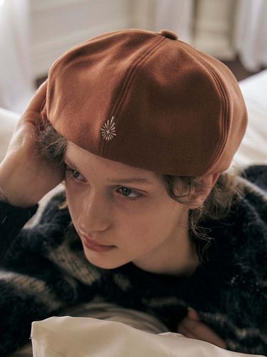 Gleam Margot Hat_Camel - poesiedame - Modalova