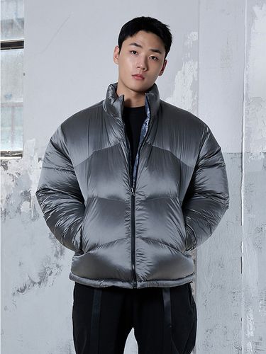 Reversible Glossy Crop Puffer Down Jacket - OFFGRID - Modalova