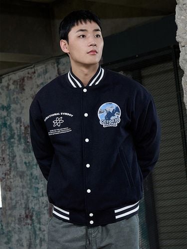 Authentic Patch Varsity Wool Puffer Jacket - OFFGRID - Modalova