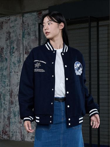 Authentic Patch Varsity Wool Puffer Jacket - OFFGRID - Modalova