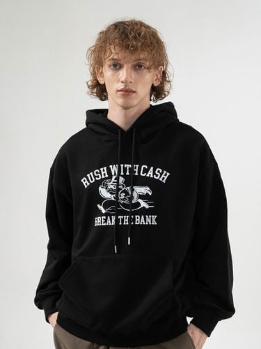 Rush With Cash Hoodie - Black - POLYGRAM - Modalova