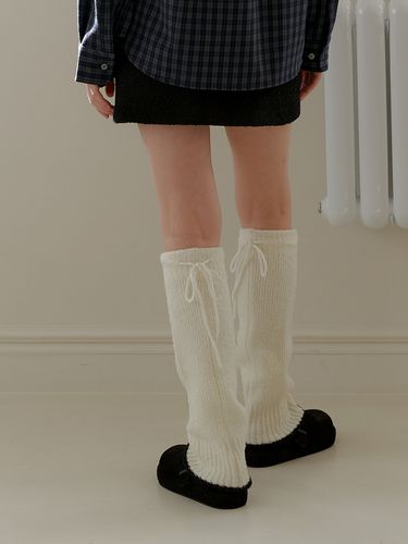 Color Knit Leg Warmer - YUPPE - Modalova