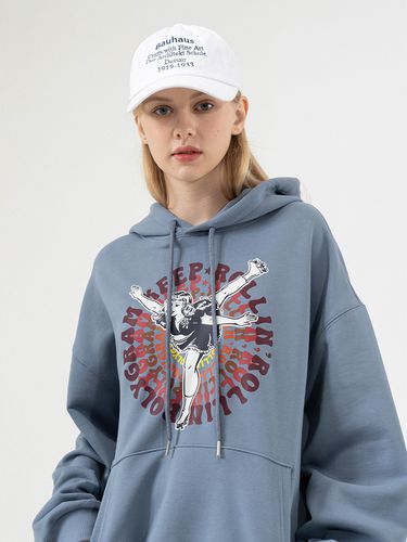 Roller Queen Hoodie - Light Blue - POLYGRAM - Modalova