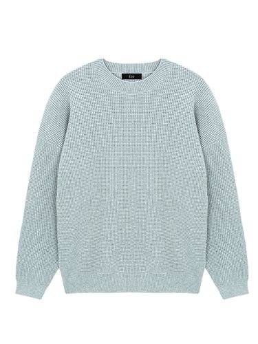 Cashlike Waffle-Knit Sweater - EZIO - Modalova