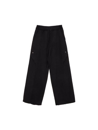 Tweed Banded Pants, Black - Matin Kim - Modalova