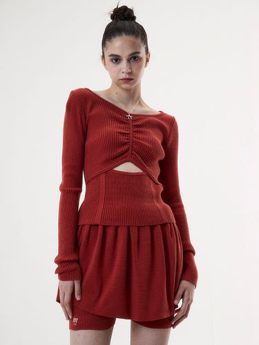 Cashmere Cut Out Ballerina Sweater - MSKN2ND - Modalova