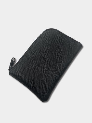 Zipped Card Wallet - Saffiano Black - birbante - Modalova