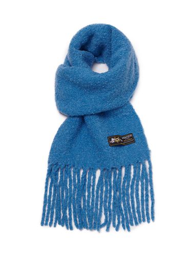 Wool Boucle Scarf - Blue - MSKN2ND - Modalova