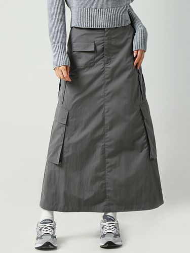 Zia Cargo Skirt (Grey) - AVANDRESS - Modalova