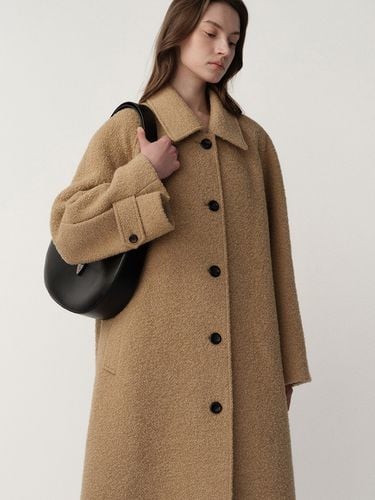 Boucle Wool Coat - KINDERSALMON - Modalova