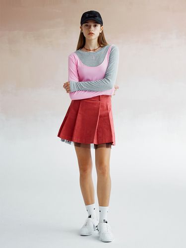 Corduroy Skirt_Pink - DEW E DEW E - Modalova