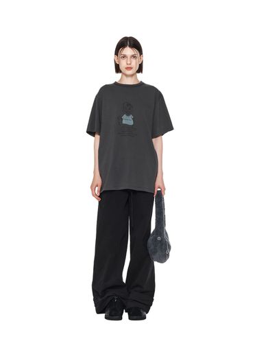 Turn Up Big Pocket Cotton Pants_Black - Matin Kim - Modalova