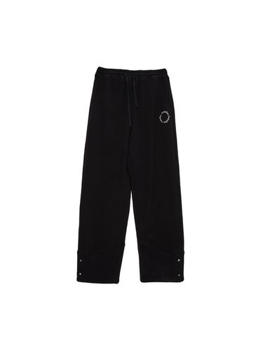 Turn Up Detail Sweatpants_Black - Matin Kim - Modalova