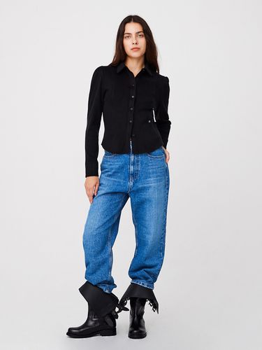 Classic Straight Denim Pants_Medium Wash - MOONSUN - Modalova