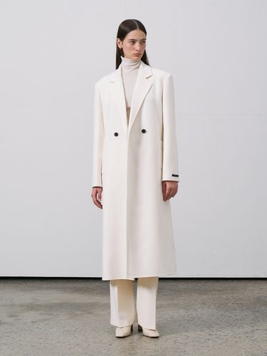 Handmade Wool Double Long Coat - RENEJ - Modalova