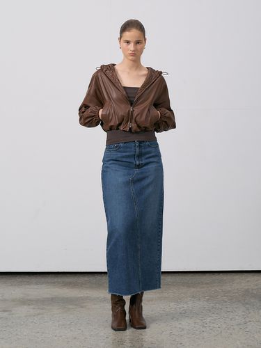 H-line Denim Skirt - RENEJ - Modalova