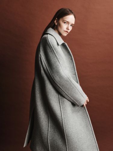 Big Twill Single Coat_Gray - AVA MOLLI - Modalova