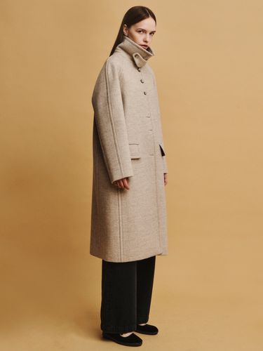 Cashmere Single Boxy Coat - AVA MOLLI - Modalova