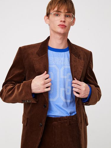 Corduroy Tailored Jacket For Men _ - MOONSUN - Modalova