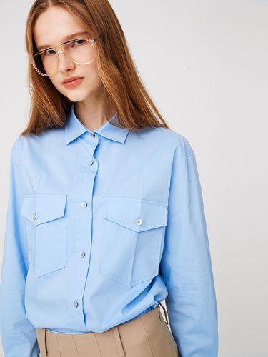 Pocket Classic Shirt _ Sky - MOONSUN - Modalova