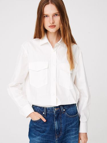 Pocket Classic Shirt _ White - MOONSUN - Modalova