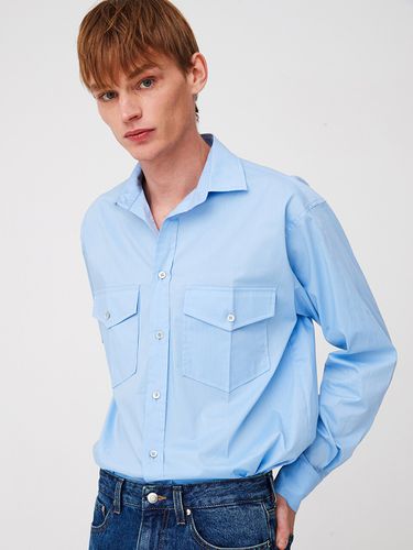 Pocket Classic Shirt For Unisex _ - MOONSUN - Modalova