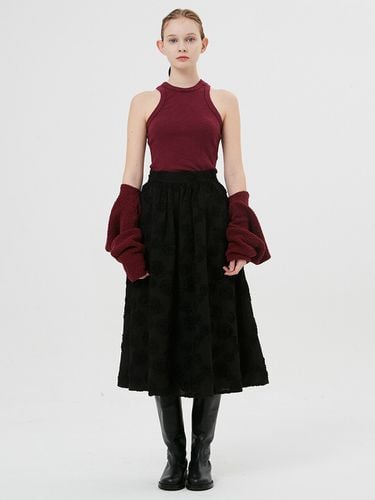 Flower Embroidery Full Skirt () - MOONSUN - Modalova