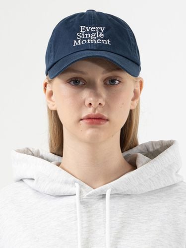 ESM Washed Baseball Cap - Navy - POLYGRAM - Modalova