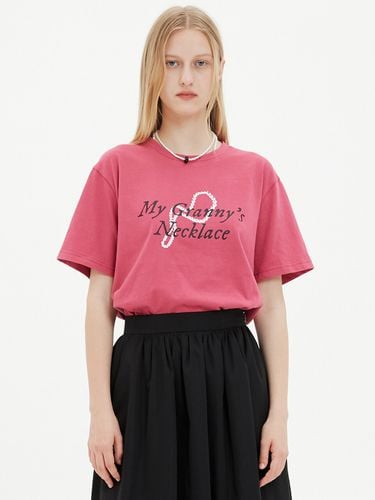 My Granny Basic T Shirt (Pink) - MOONSUN - Modalova