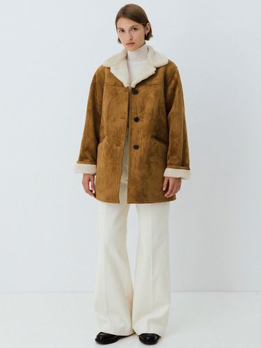 Shearling Half Coat - LE - Modalova