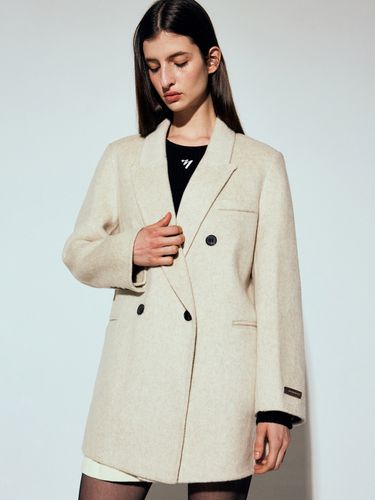 Double Half Wool Handmade Coat - NICK&NICOLE - Modalova