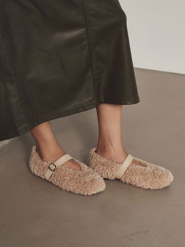 Tofu Shearling Flat Shoes - TWVP - Modalova