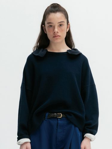 Via Cotton Collar Sweatshirt - VIA PLAIN - Modalova