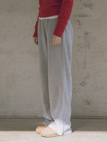 Brushed Ribbed Sweatpants - Siyazu - Modalova