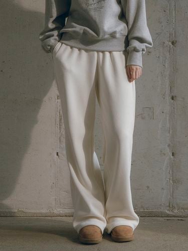 Brushed Ribbed Sweatpants - Siyazu - Modalova