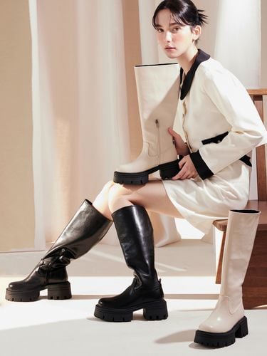 Fashion Slim High Top Long Boots_2 Colors - CESTI - Modalova