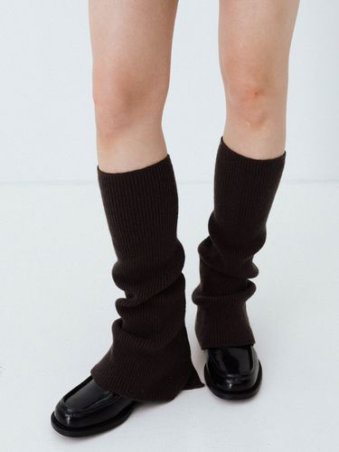 Cashmere Blend Leg Warmer_Brown - LE - Modalova