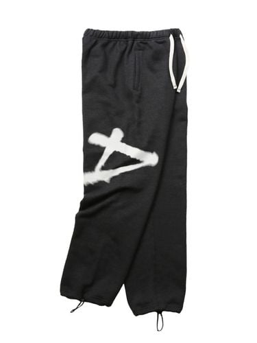 Blur Graffiti Sweatpants - Charcoal - PLAYIAN - Modalova