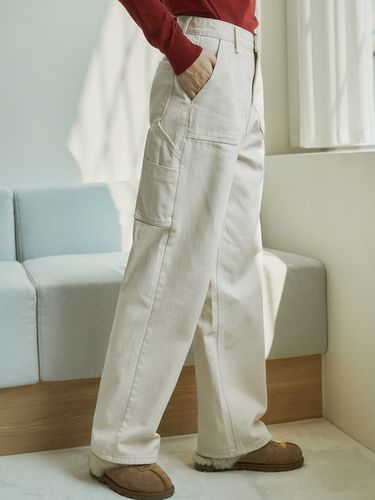 Brushed New Wide Carpenter Pants - Siyazu - Modalova