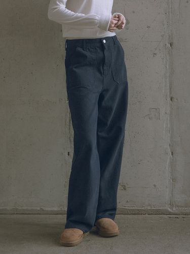 Brushed New Wide Carpenter Pants - Siyazu - Modalova