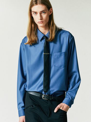 Fine Twill Tip Shirt - Blue - S SY - Modalova