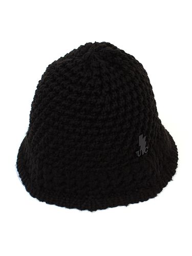 One Tone Knit Bucket Hat - Black - Universal chemistry - Modalova