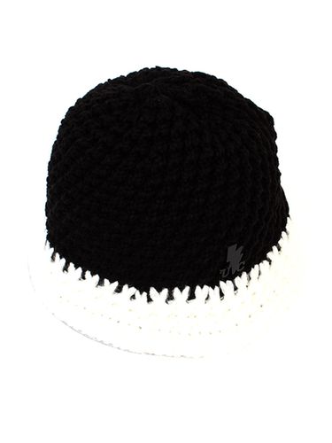 Two Tone Knit Bucket Hat - Black - Universal chemistry - Modalova