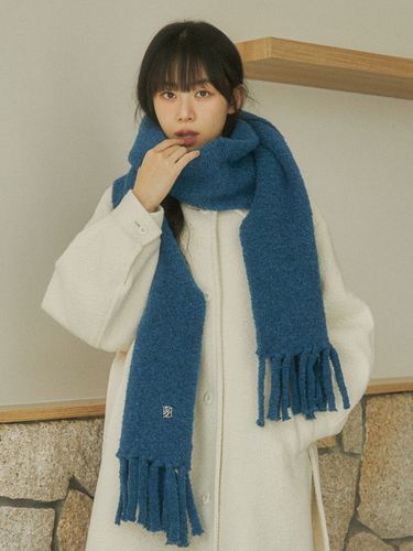 Boucle Big Scarf_Blue - Siyazu - Modalova