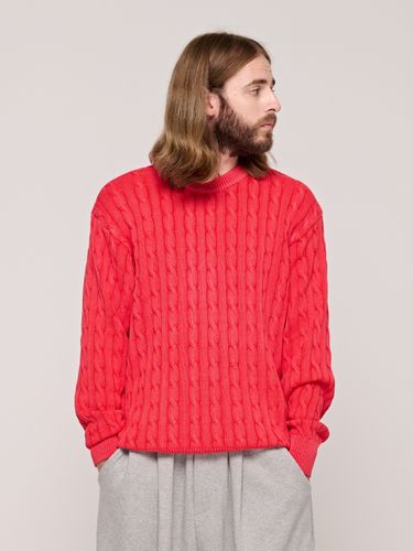 Pigment Cable Round Knit Sweater _ - CARGOBROS - Modalova