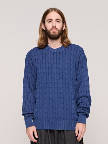 Pigment Cable Round Knit Sweater _ - CARGOBROS - Modalova