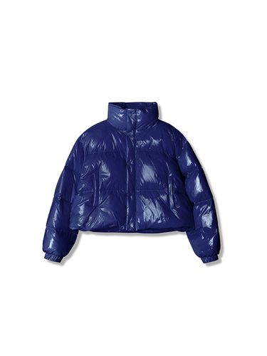 Siberia Shiny Crop Padding (Blue) - AVANDRESS - Modalova